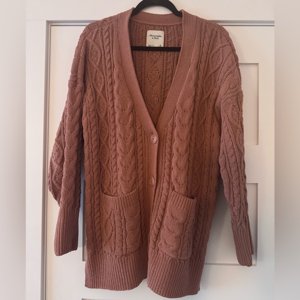 Abercrombie & Fitch Women's Chenille Legging Friendly Cardigan